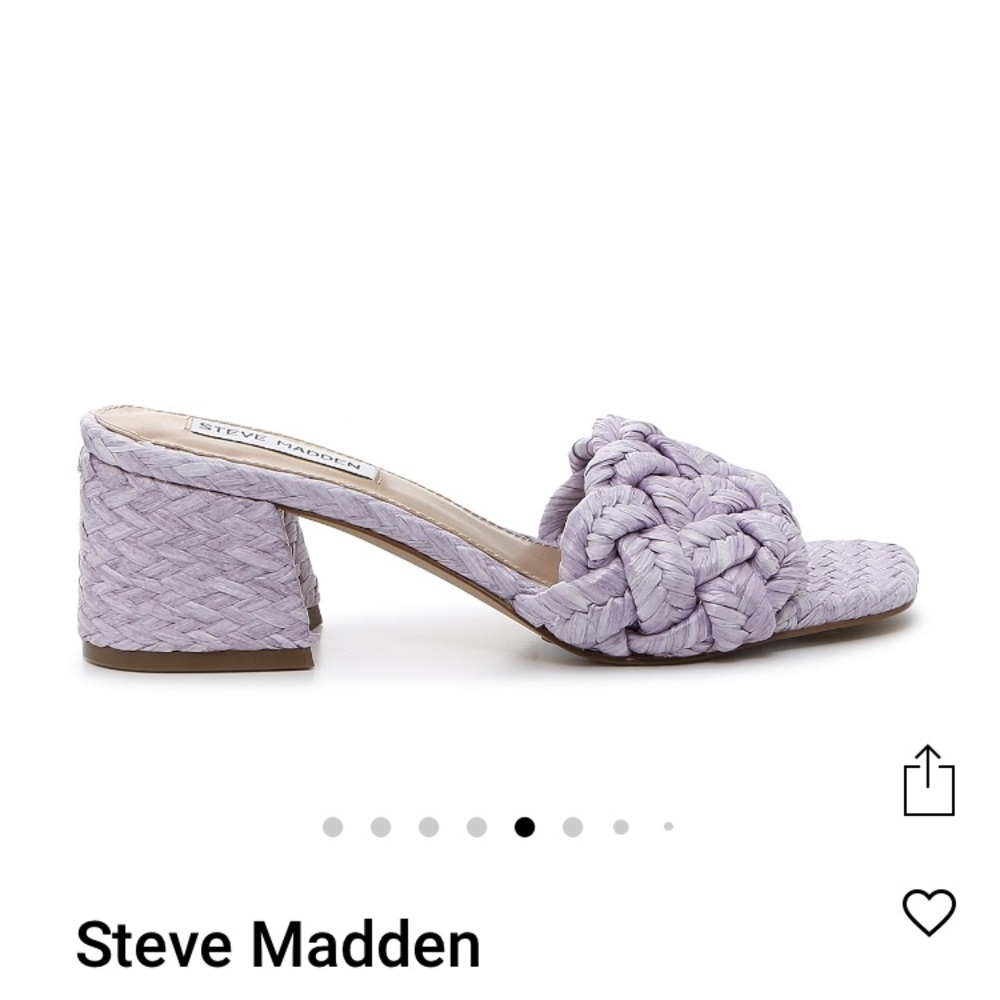NWT Steve Madden Raffia Sandal - Picture 2 of 5